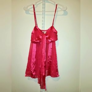 Pink See Through Top